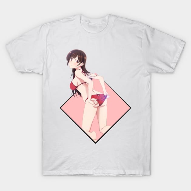 Super Cute Anime Girl T-Shirt by Randomart